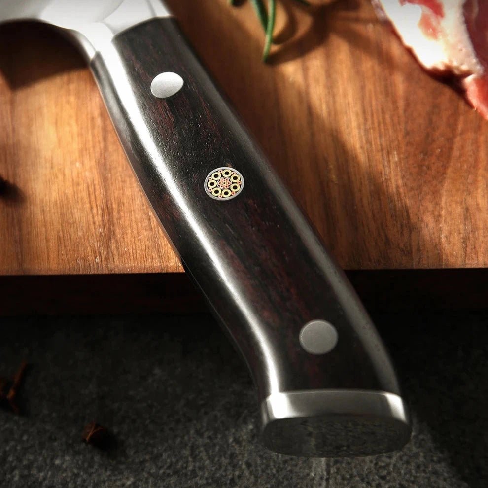 Faca de Chef Premium 8,3” Aço Inox 1.4116 com Cabo de Ébano - Forja Fogo&Faca